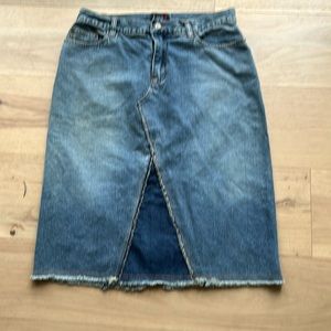 New York & Company Y2K Jean Skirt Size 8